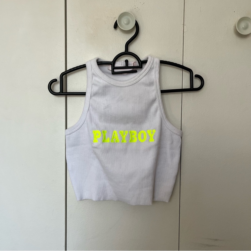 Playboy x Missguided crop tank